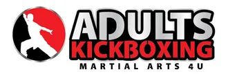 Adult Kickboxing martial arts logo